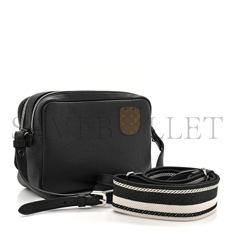 PRADA FLOU LEATHER SHOULDER BAG 1BH082 (22*14*8cm) 